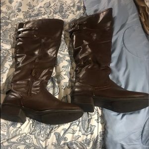 Chocolate brown boots